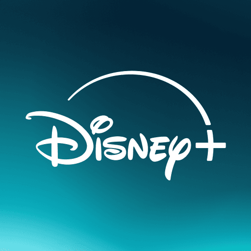 Disney Plus logo for streaming movies, TV series, and family entertainment content