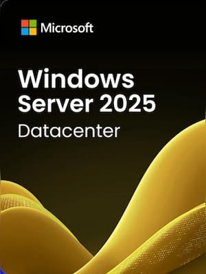 Windows Server 2025 Datacenter edition for enterprise virtualization, cloud infrastructure, and advanced server management