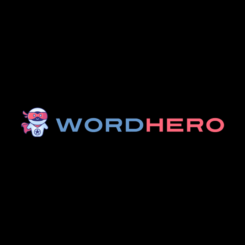 WordHero AI writing tool logo for content creation, copywriting, and blog writing assistance