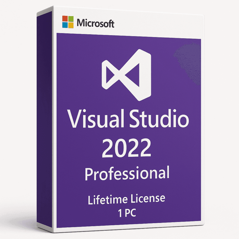 Microsoft Visual Studio 2022 Professional IDE for software development, coding, debugging, and application building
