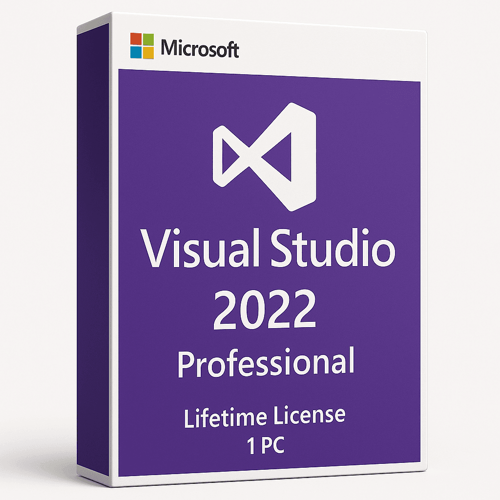 Microsoft Visual Studio 2022 Professional Microsoft Visual Studio 2022 Professional IDE for software development, coding, debugging, and application building