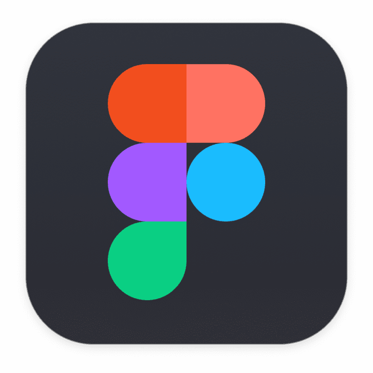 Figma logo for UI design, prototyping, and collaborative product design
