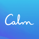 Calm app logo for meditation, sleep support, relaxation, and mental wellness