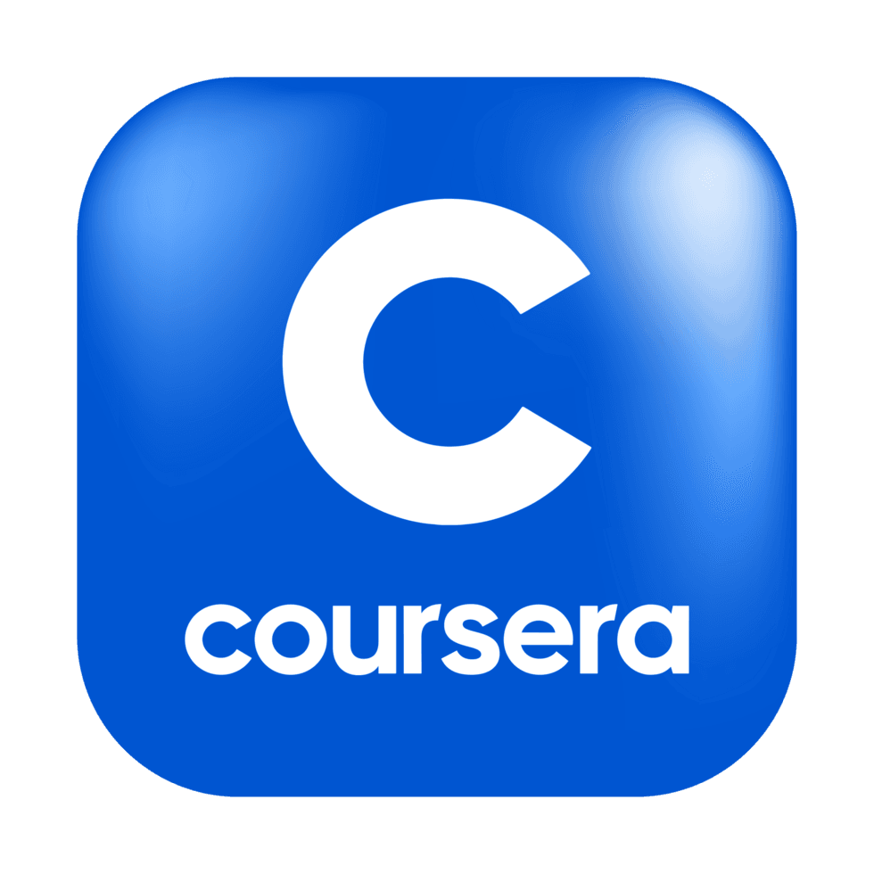 Coursera Online Learning Platform Coursera logo for online courses, certifications, and professional learning