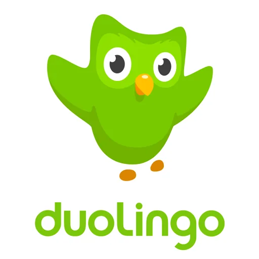Duolingo owl logo for language learning, vocabulary practice, and online education
