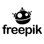 Freepik logo for premium graphic design resources and creative content downloads