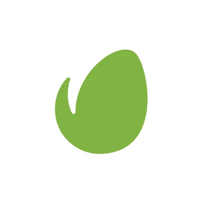 Envato Elements green leaf logo for digital assets, templates, and creative resources