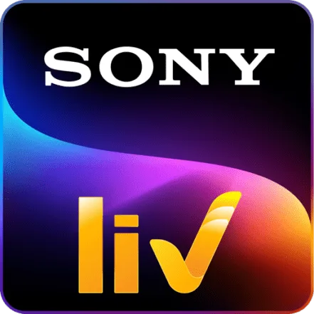 Sony LIV logo for streaming movies, live sports, and TV entertainment online