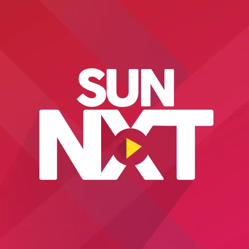 Sun NXT logo for South Indian movies, TV shows, and streaming entertainment