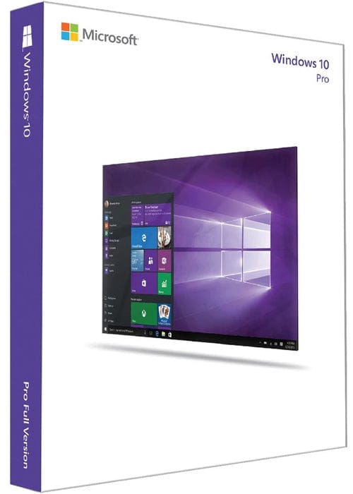 Windows 10 Pro software package for business productivity, security, and professional computing